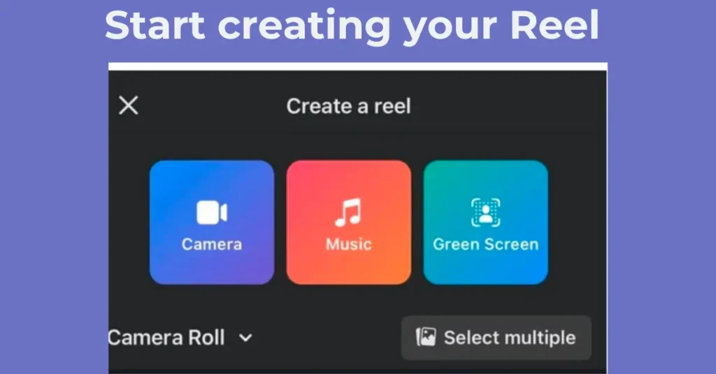 create a reel