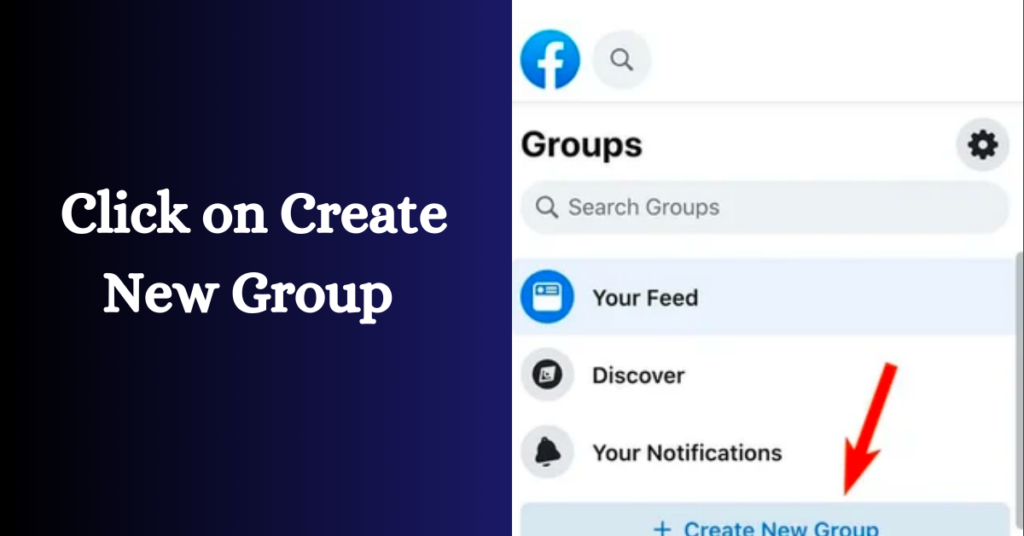 Click on create new group