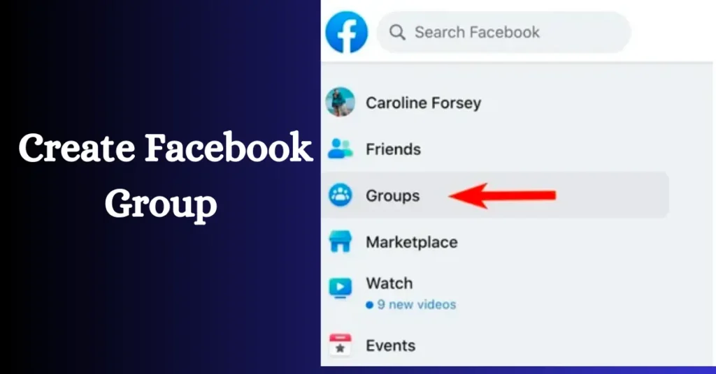 create facebook group