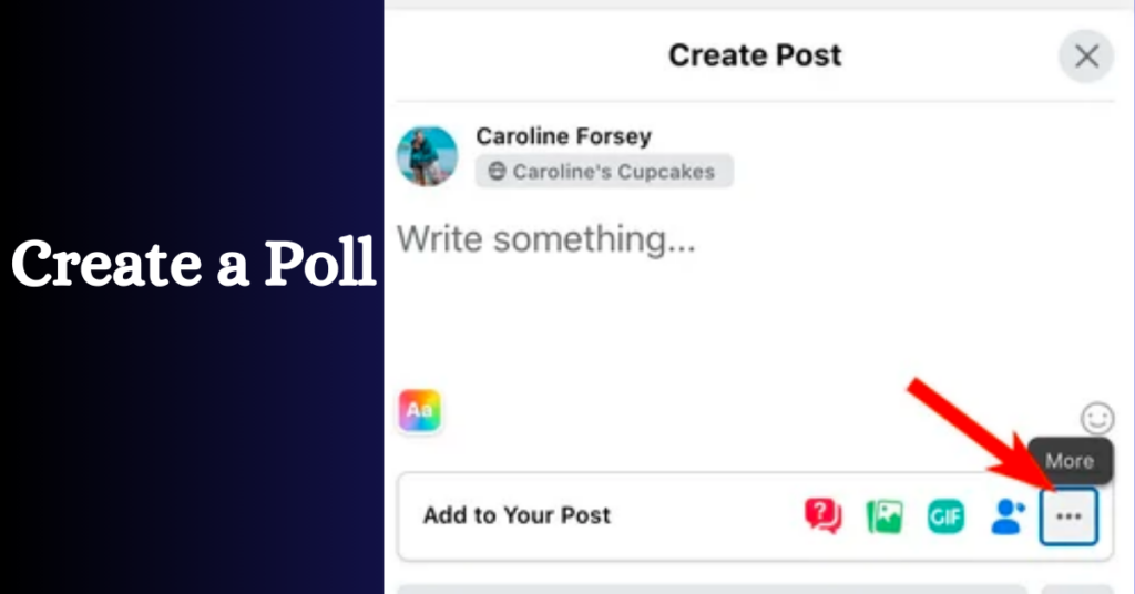 how to create poll