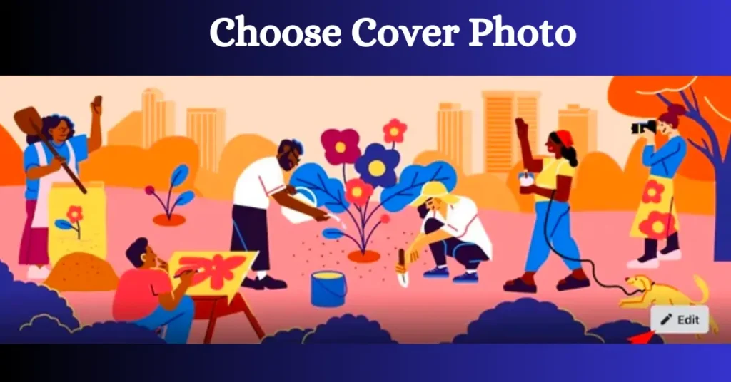 choose cover photo 