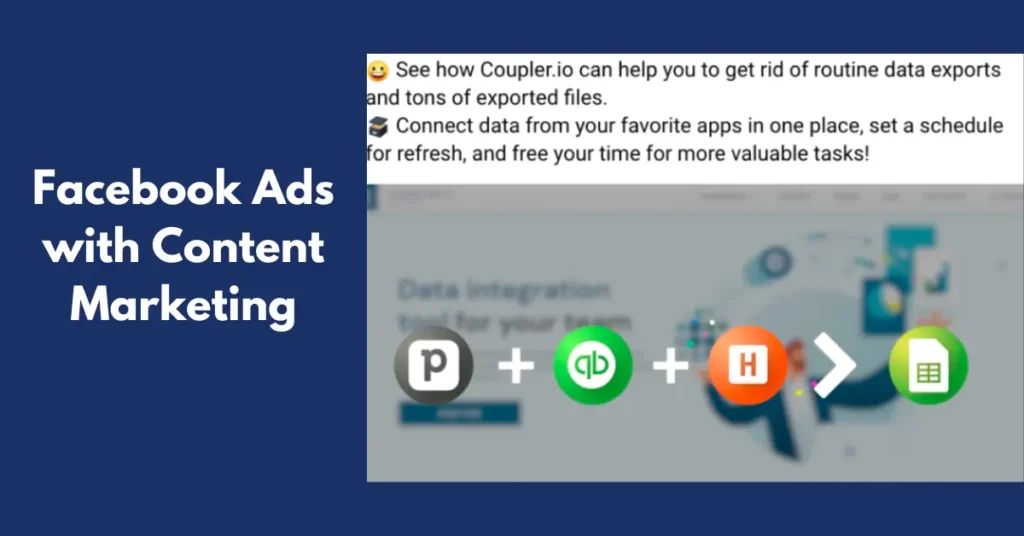 Facebook Ads with Content Marketing