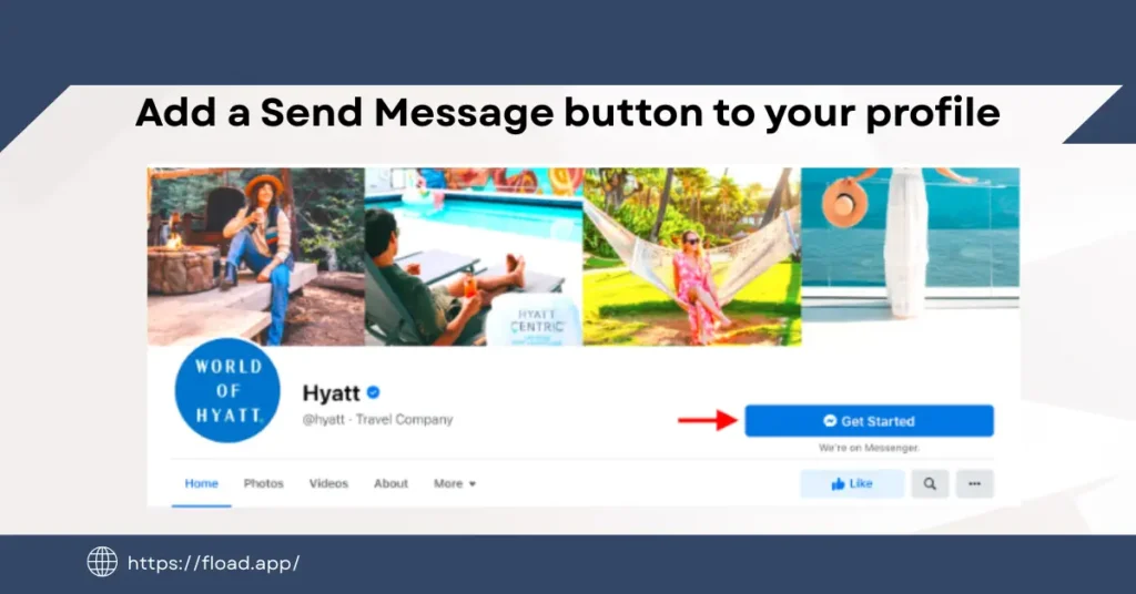 Add a Custom Message Button to Your Profile
