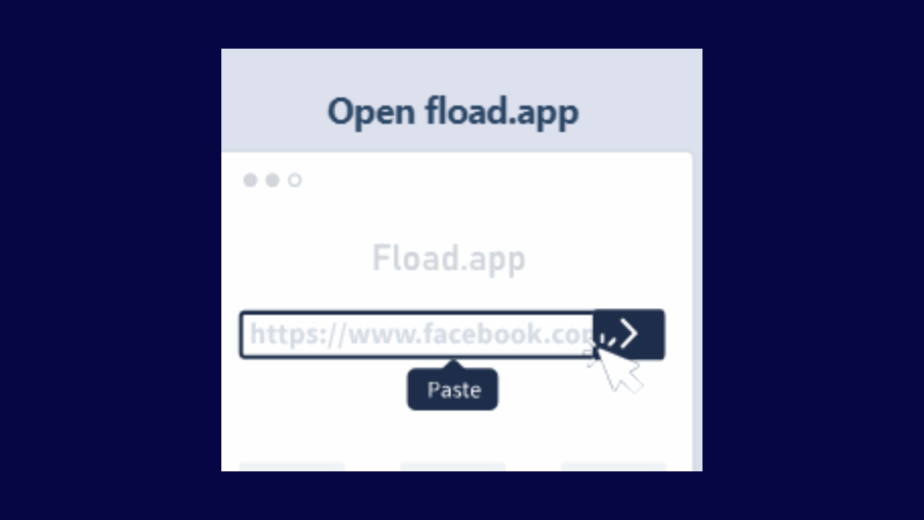 paste the copied link